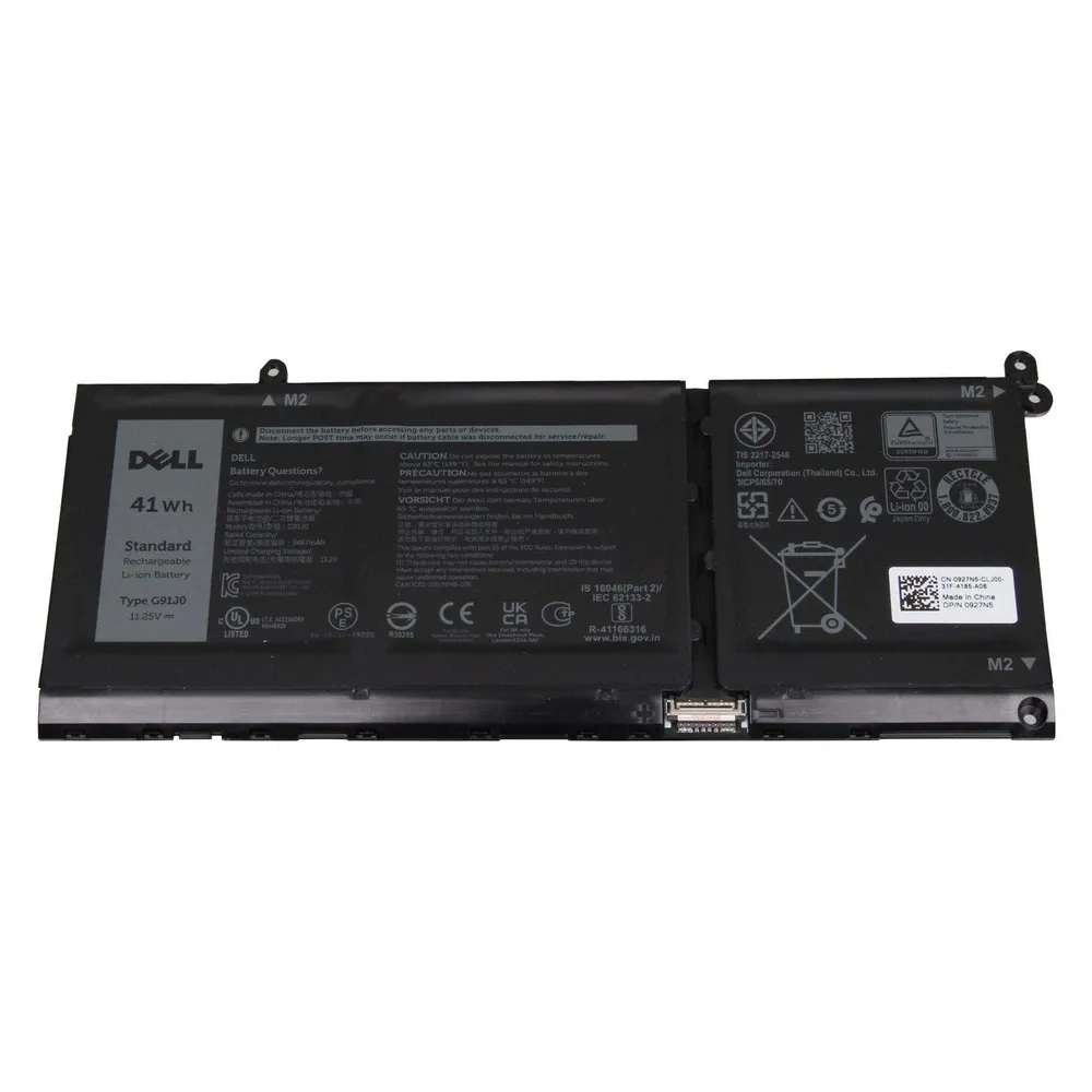 Dell Battery PRI,41WHR,3C,LITH,SMP (3 Zellen, 3640 mAh)