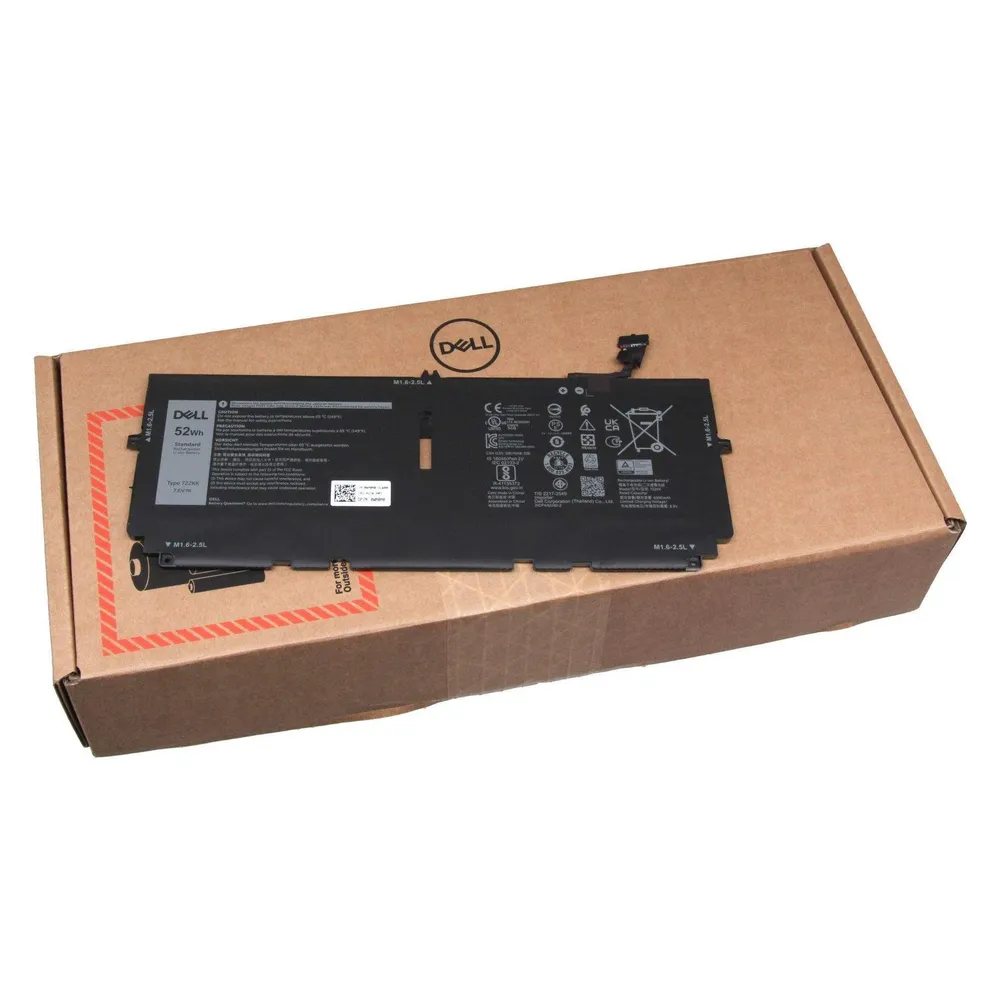 Dell Battery, 52WHR, 4 Cell (4 Zellen, 6500 mAh)