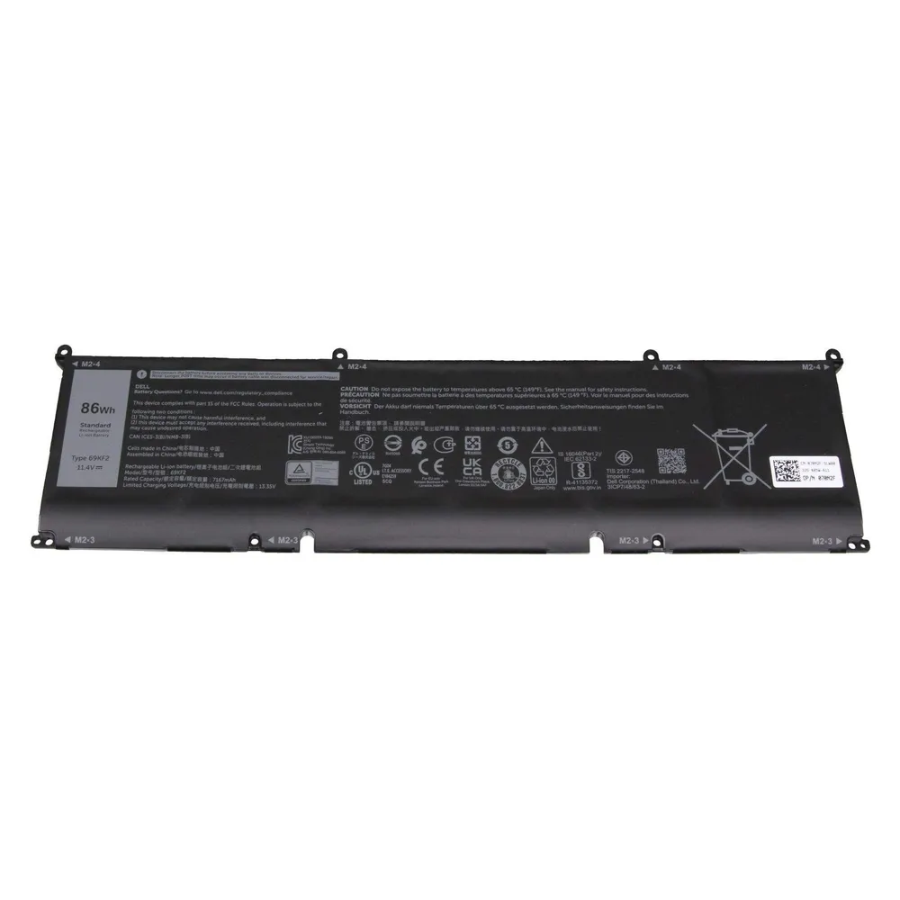 Dell BTRY,PRI,86WHR,6C,LITH,SMP (6 Zellen, 7200 mAh)