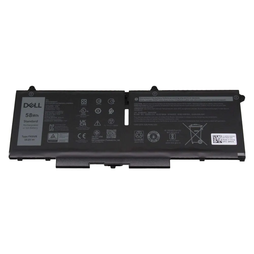 Dell BTRY,PRI,58WHR,4C,LITH,SMP,REN (4 Zellen, 3625 mAh)