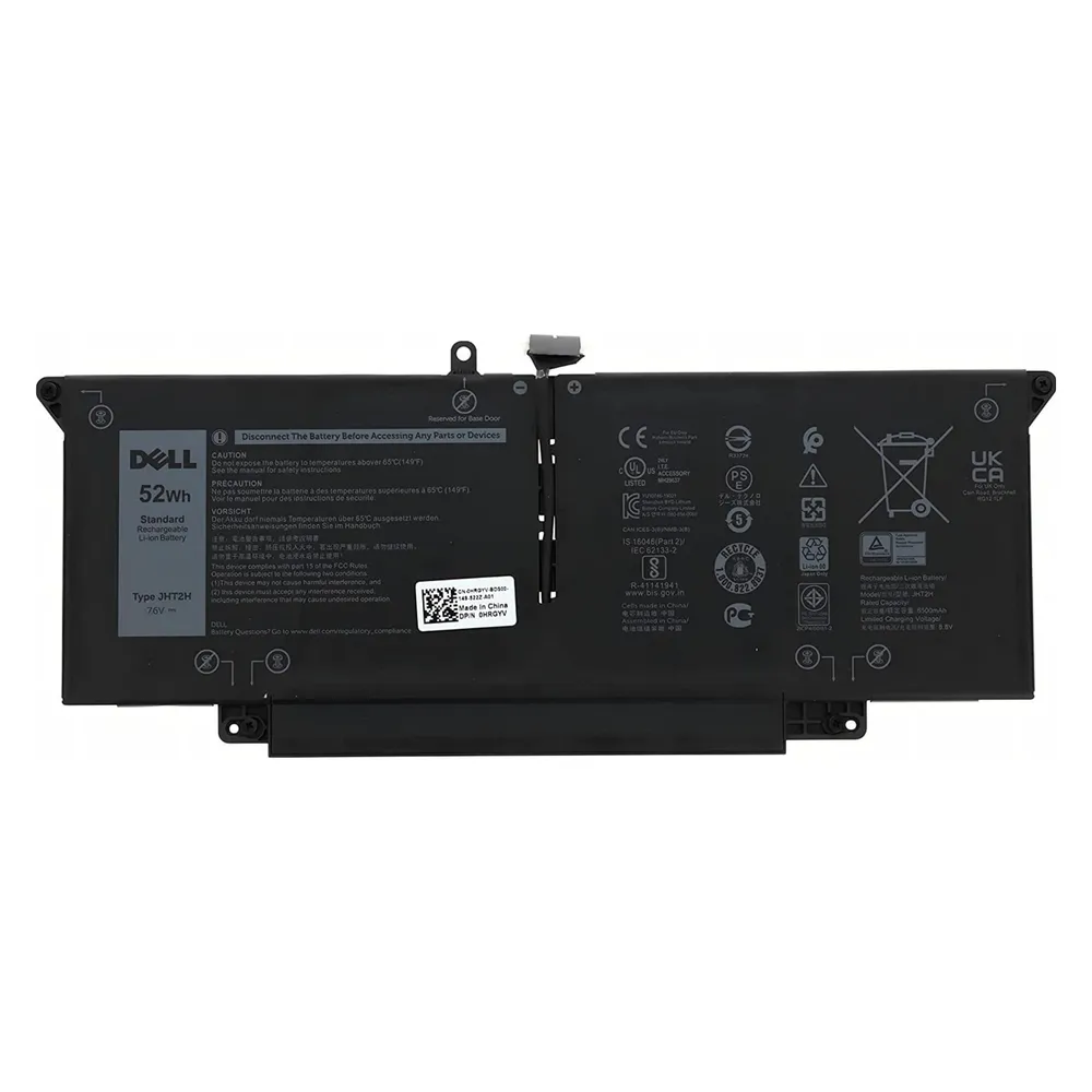 Dell Battery, 52WHR, 4 Cell (4 Zellen, 6500 mAh)