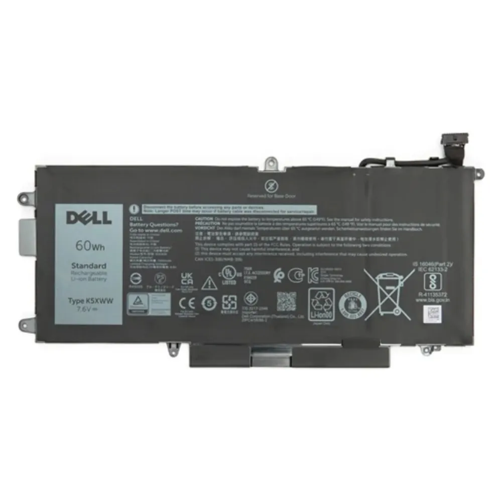 Dell Battery 60WHR, 4 Cell (4 Zellen, 7500 mAh)