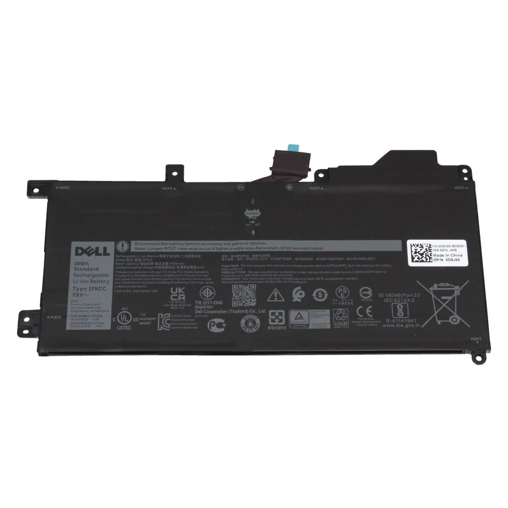 Dell Battery, 38WHR, 2 Cell (2 Zellen, 5000 mAh)