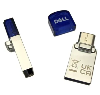 USB-Stick Dell AD564594 64 GB USB Type-A und Type-C Blau Silber