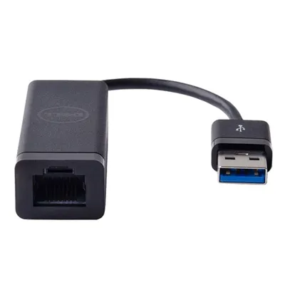 Netzwerkkarte Dell 443-BBBD USB 3.2 Gen 1 1000 Mbit/s Kabelgebunden Schwarz