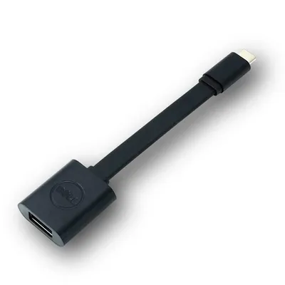 Dell USB-C auf USB-A Kabel 0,132 m USB 3.2 Gen 1 Schwarz