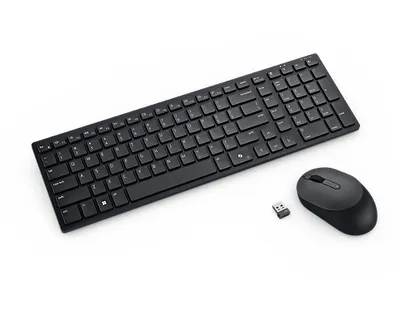 Dell Pro Compact Silent Keyboard and Mouse | km555-blk-fr | KM555