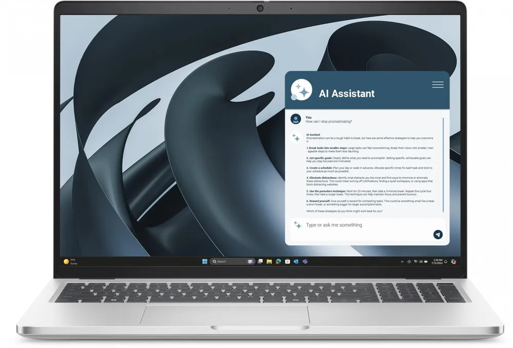 DELL Pro 16 Plus PB16255 AMD Ryzen™ 5 220 Laptop 40.6 cm (16") PCHWK