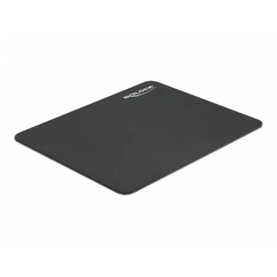 Mauspad Delock schwarz 220 x 180 mm mit rutschfester Unterlage