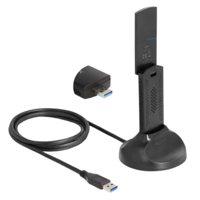 USB WLAN Wi-Fi 6E AX5400 Adapter DeLOCK 12774 2402+574 Mbps