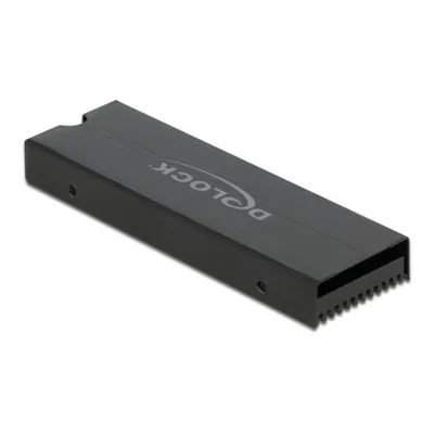 Kühlkörper DeLock 18353 Aluminium für M.2 SSD 2280 Schwarz