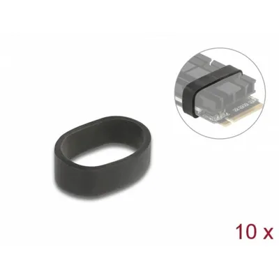 Ring Delock für SSD M.2 schwarz TPU 5 mm 10er Pack