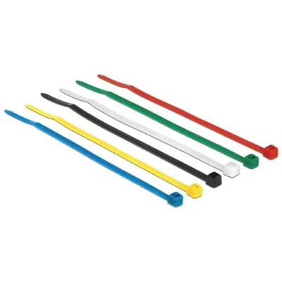 Befestigungssystem Delock 18627 Nylon multicolor 100 mm x 2.5 mm 100 Stk