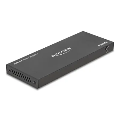 KVM-Switch DeLock 18657 HDMI 5x1 8K 144Hz HDR Metal Schwarz