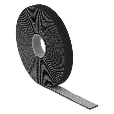 Kabel-Klettband DeLock 18711 schwarz 13 mm x 5 m Polyamid