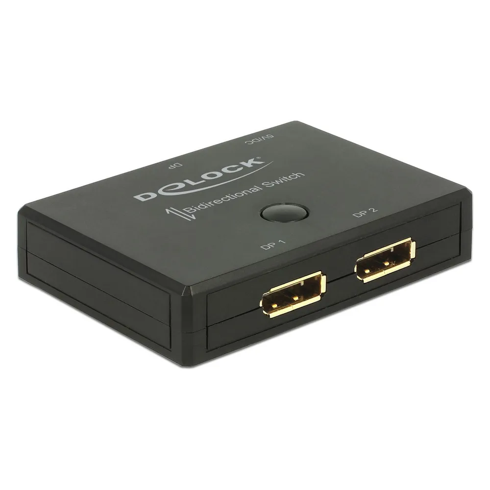 Switch Delock DisplayPort Bidirektional 4K 3 Ports 3840 x 2160