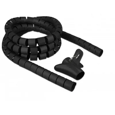 Kabelschlauch DeLOCK 18837 Schwarz 2,5 m