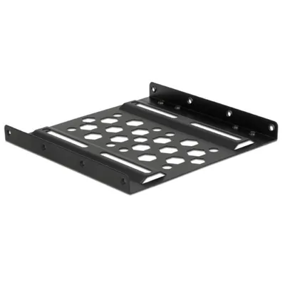 Einbauplatte Delock 21287 für 2,5" Laufwerk in 3,5" Schacht Aluminium schwarz