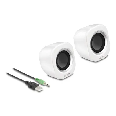 Altavoces Delock 2.0 USB kabelgebunden 2W mit Lautstärkeregler