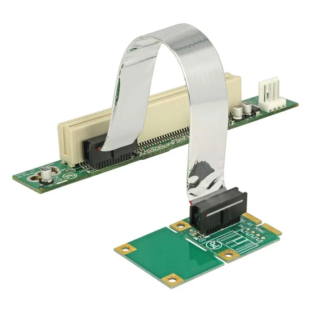 Delock PCI-E Riser Karte Mini PCI-Express - PCI 13cm Kabel