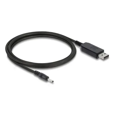Ladekabel USB A nach DC Delock 1,5 m Schwarz