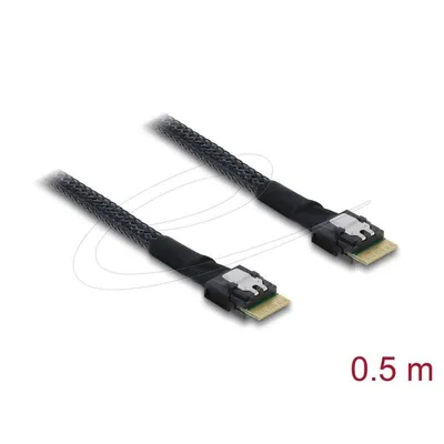 Kabel Delock 83016 Slim SAS SFF-8654 4i 0,5 m
