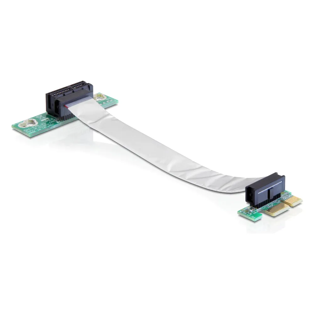 Delock Riser Card PCIe x1 fexibles Kabel