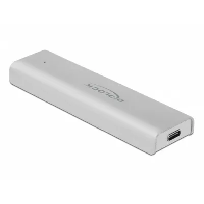 Externe Gehäuse Delock M.2 NVMe PCIe Aluminium Silber USB Type-C 10 Gbps