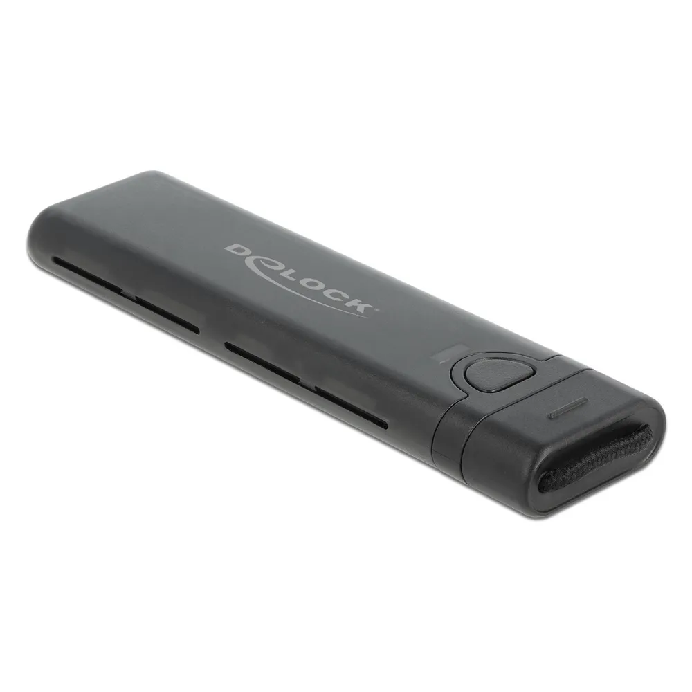 Delock Externes Gehäuse USB-C, NVME&SATA M.2, bootfähig, 10Gbps