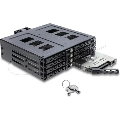 Festplatteneinhausung 8 Fach 2,5" SATA/SAS Delock