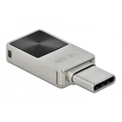 USB-Stick Delock Mini USB-C 16 GB 3.2 Gen 1 120 MB/s Silber