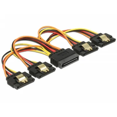 Kabel DeLOCK 60156 SATA 15 Pins 4x SATA 15 Pins 0,15 m