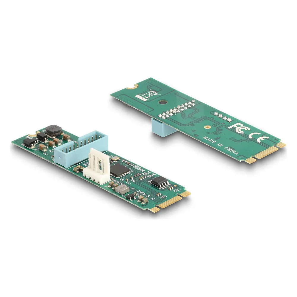 Adapter DeLock 61065 M.2 2280 Key B+M 2x USB 3.0 Renesas ASM1806