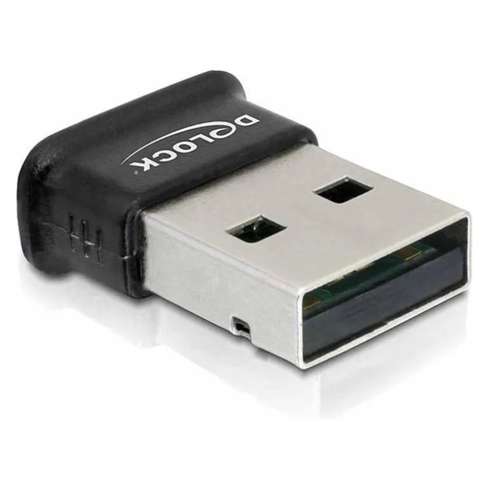 Tarjeta de Red Delock USB 2.0 Bluetooth 4.0 3 Mbit/s ultramini Schwarz