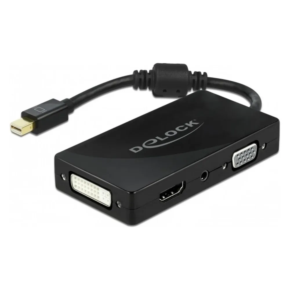 Adapter Mini DisplayPort auf VGA/HDMI/DVI DeLOCK 4K