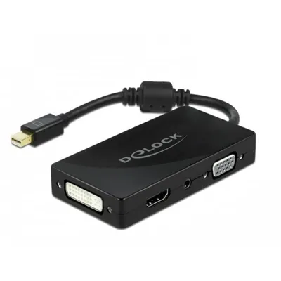 Adapter Mini DisplayPort auf VGA/HDMI/DVI DeLOCK 4K