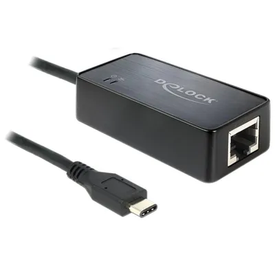 Tarjeta de Red Delock 62642 USB 3.2 Gen 2 1000 Mbit/s Schwarz