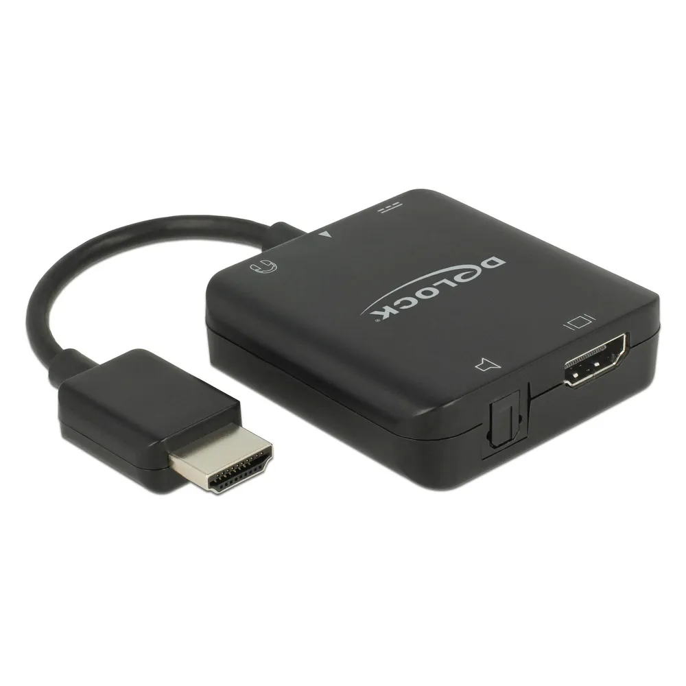 Audio-Konverter Delock 62784 HDMI zu S/PDIF und Stereo