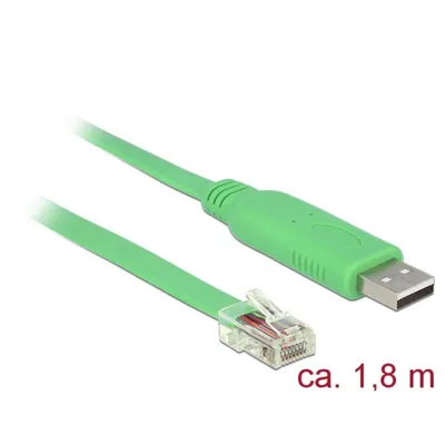 USB-A-Kabel DeLOCK 62960 Grün 1,8 m