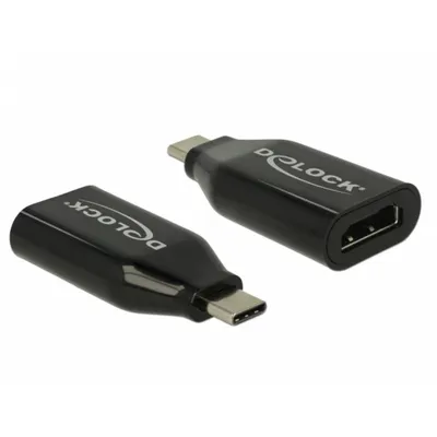 Grafikadapter USB-C nach HDMI DeLOCK 62978 4096 x 2160 Pixel schwarz