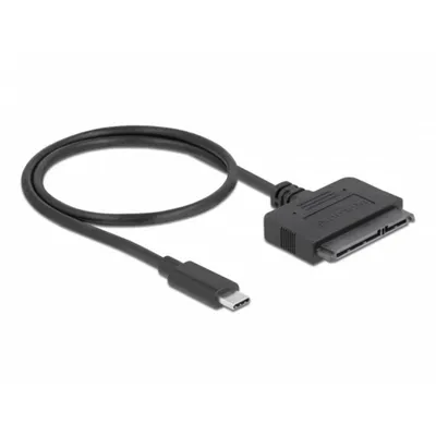 Adapter DeLock 63803 USB-C auf 22-Pin SATA 0,5 m Schwarz