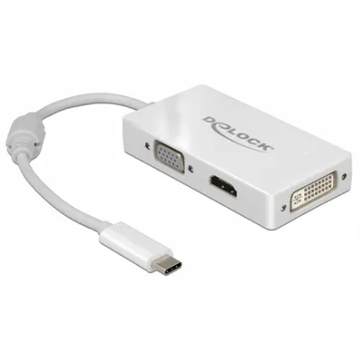 Adapter USB-C nach VGA, HDMI und DVI DeLOCK