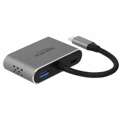 Hub USB-C DeLOCK 64074 mit HDMI, VGA und USB Power Delivery 87 W