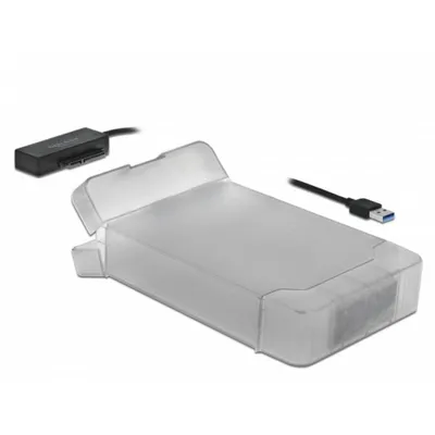 Konverter USB Type A auf SATA 6 Gbit/s DeLOCK 64086 Transparent