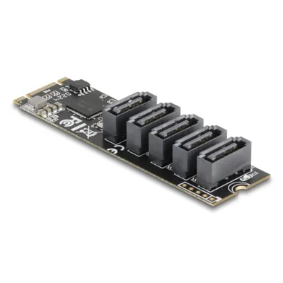 SATA-Controller DeLock 64241 M.2 B+M Key 5x SATA 6 Gb/s NCQ TRIM