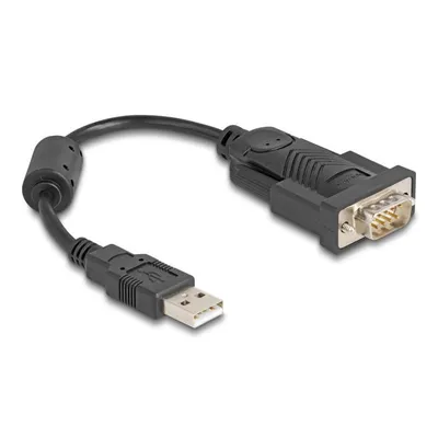 Adapter USB 2.0 nach Serie DeLOCK 64276 Schwarz 0,25 m