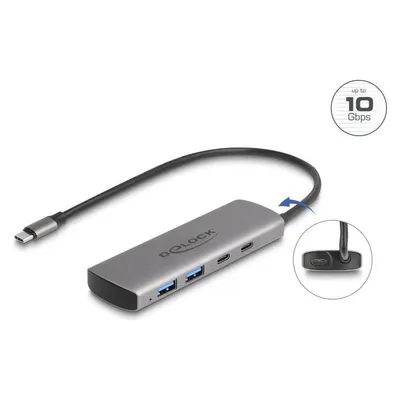 Hub Delock 4 Ports 10 Gbps USB 3.2 Gen 2 Modell 64299 Thunderbolt 4