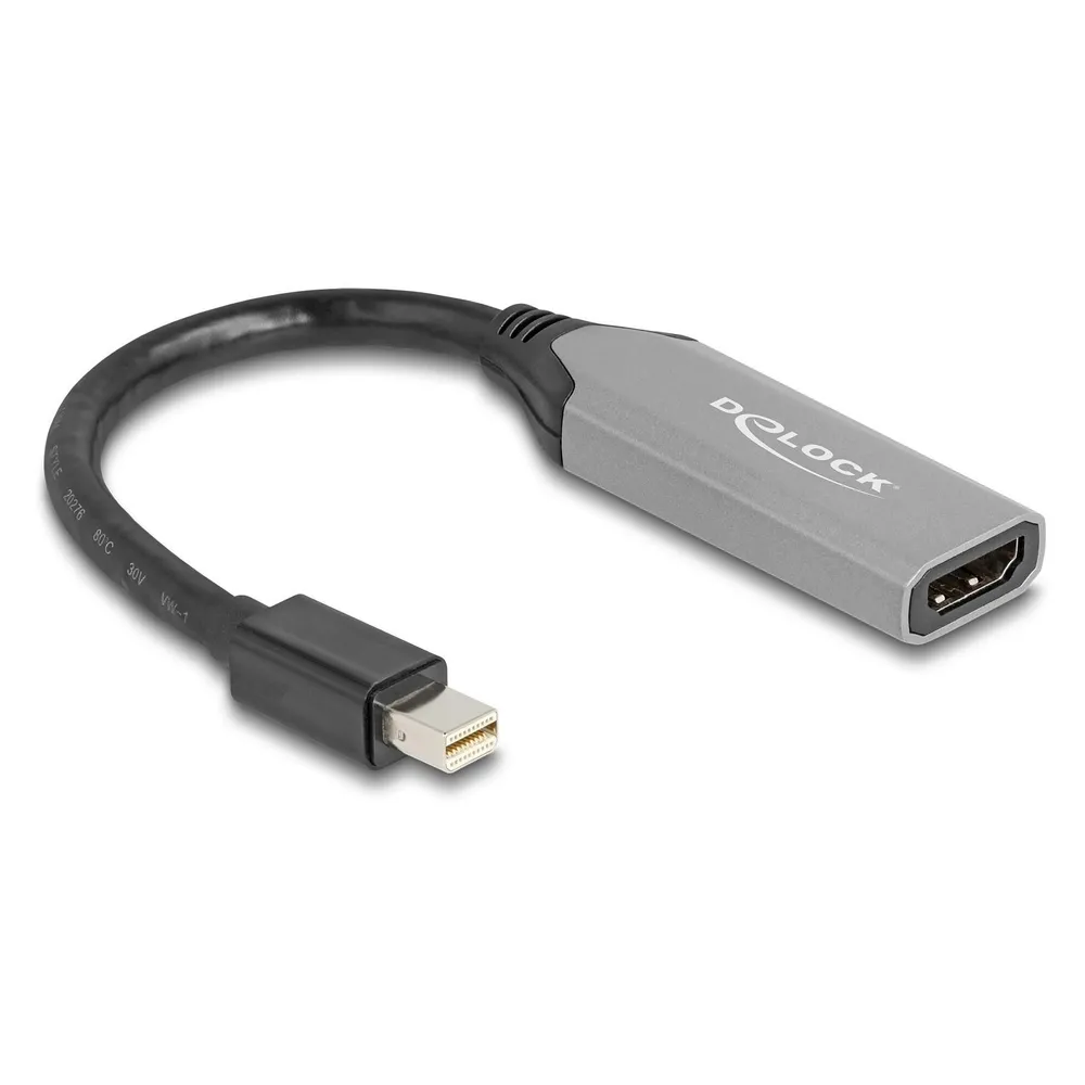 Adapter DeLock 64331 Mini DisplayPort HDMI 8K 0,15 m Plug and Play