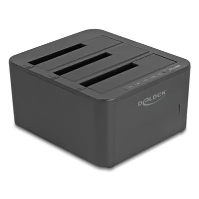 Festplatten-Dockingstation DeLock 64332 USB 3.2 Gen1 Klonfunktion 3x SATA 2,5 3,5 Zoll