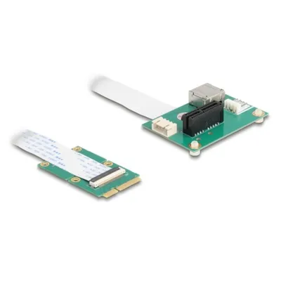 Adapter Delock 64345 Mini PCI Express PCIe x1 USB 2.0 Gruen